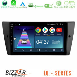 Bizzar LQ Series 4Core Android14 2+32GB BMW 3 Series 4Core Android14 2+32GB 2006-2011 Navigation Multimedia Tablet 9 Με Carplay - Android Auto