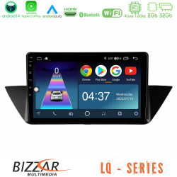 Bizzar LQ Series 4Core Android14 2+32GB BMW Χ1 E84 Navigation Multimedia Tablet 10 Με Carplay - Android Auto