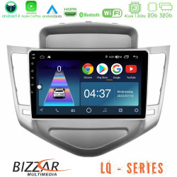 Bizzar LQ Series 4Core Android14 2+32GB Chevrolet Cruze 2009-2012 Navigation Multimedia Tablet 9 Με Carplay - Android Auto