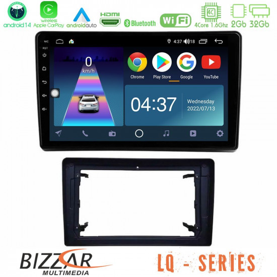 Bizzar LQ Series 4Core Android14 2+32GB Chrysler / Dodge / Jeep Navigation Multimedia Tablet 10 Με Carplay - Android Auto Bizzar LQ Series 4Core Android14 2+32GB Chrysler / Dodge / Jeep Navigation Multimedia Tablet 10 Με Carplay - Android Auto