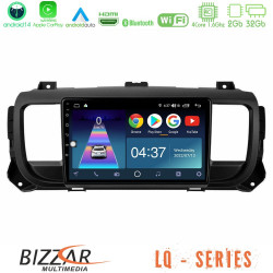Bizzar LQ Series 4Core Android14 2+32GB Citroen/Peugeot/Opel/Toyota Navigation Multimedia Tablet 9 Με Carplay - Android Auto