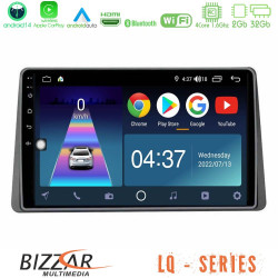 Bizzar LQ Series 4Core Android14 2+32GB Dacia Duster 2022-2024 Navigation Multimedia Tablet 9? Με Carplay - Android Auto Με Carplay - Android Auto