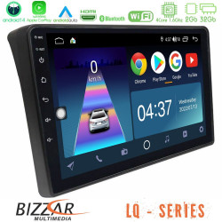 Bizzar LQ Series 4Core Android14 2+32GB Fiat Ducato/Citroen Jumper/Peugeot Boxer Navigation Multimedia Tablet 9 Με Carplay - Android Auto