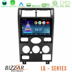 Bizzar LQ Series 4Core Android14 2+32GB Ford Mondeo 2001-2004 Navigation Multimedia Tablet 9 Με Carplay - Android Auto