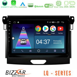 Bizzar LQ Series 4Core Android14 2+32GB Ford Ranger 2017-2022 Navigation Multimedia Tablet 9 Με Carplay - Android Auto