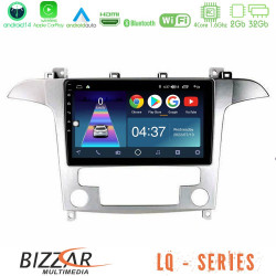 Bizzar LQ Series 4Core Android14 2+32GB Ford S-Max 2006-2012 Navigation Multimedia Tablet 9? Με Carplay - Android Auto