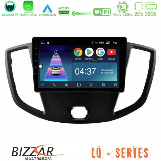 Bizzar LQ Series 4Core Android14 2+32GB Ford Transit 2014-> Navigation Multimedia Tablet 9 Με Carplay - Android Auto Bizzar LQ Series 4Core Android14 2+32GB Ford Transit 2014-> Navigation Multimedia Tablet 9 Με Carplay - Android Auto