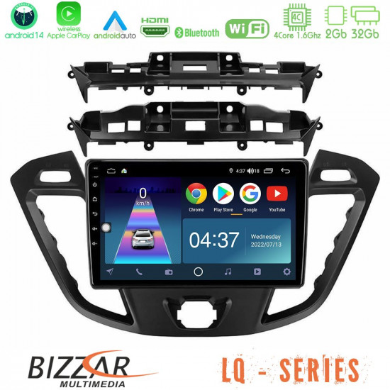 Bizzar LQ Series 4Core Android14 2+32GB Ford Transit Custom/Tourneo Custom Navigation Multimedia Tablet 9 Με Carplay - Android Auto Bizzar LQ Series 4Core Android14 2+32GB Ford Transit Custom/Tourneo Custom Navigation Multimedia Tablet 9 Με Carplay - Android Auto