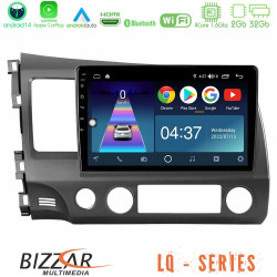Bizzar LQ Series 4Core Android14 2+32GB Honda Civic 2006-2011 Navigation Multimedia Tablet 9 Με Carplay - Android Auto Bizzar LQ Series 4Core Android14 2+32GB Honda Civic 2006-2011 Navigation Multimedia Tablet 9 Με Carplay - Android Auto