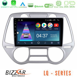 Bizzar LQ Series 4Core Android14 2+32GB Hyundai i20 2009-2012 Auto A/C Navigation Multimedia Tablet 9 Με Carplay - Android Auto Bizzar LQ Series 4Core Android14 2+32GB Hyundai i20 2009-2012 Auto A/C Navigation Multimedia Tablet 9 Με Carplay - Android Auto