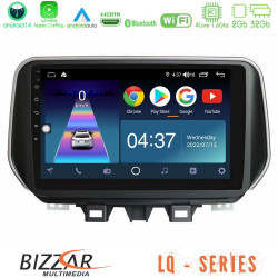 Bizzar LQ Series 4Core Android14 2+32GB Hyundai ix35 Navigation Multimedia Tablet 10 Με Carplay - Android Auto