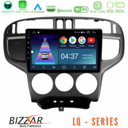 Bizzar LQ Series 4Core Android14 2+32GB Hyundai Matrix 2001-2010 Navigation Multimedia Tablet 9 Με Carplay - Android Auto