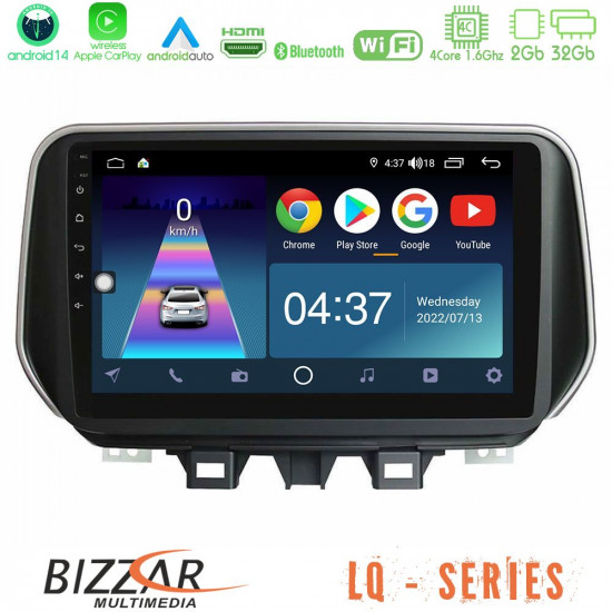 Bizzar LQ Series 4Core Android14 2+32GB Hyundai Tucson 2019-gt; Navigation Multimedia Tablet 9 Με Carplay - Android Auto Bizzar LQ Series 4Core Android14 2+32GB Hyundai Tucson 2019-gt; Navigation Multimedia Tablet 9 Με Carplay - Android Auto