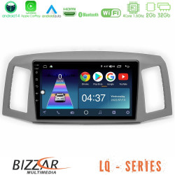 Bizzar LQ Series 4Core Android14 2+32GB Jeep Grand Cherokee 2005-2007 Navigation Multimedia Tablet 10 Με Carplay - Android Auto Bizzar LQ Series 4Core Android14 2+32GB Jeep Grand Cherokee 2005-2007 Navigation Multimedia Tablet 10 Με Carplay - Android Auto