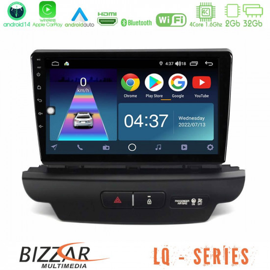 Bizzar LQ Series 4Core Android14 2+32GB Kia Ceed 2018-2023 Navigation Multimedia Tablet 9 Με Carplay - Android Auto (Low Version) Bizzar LQ Series 4Core Android14 2+32GB Kia Ceed 2018-2023 Navigation Multimedia Tablet 9 Με Carplay - Android Auto (Low Version)