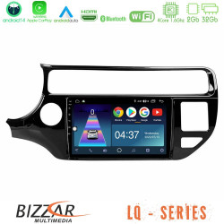Bizzar LQ Series 4Core Android14 2+32GB Kia Rio 2015-2017 Navigation Multimedia Tablet 9 Με Carplay - Android Auto