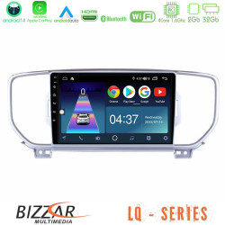 Bizzar LQ Series 4Core Android14 2+32GB Kia Sportage 2016-2018 Navigation Multimedia Tablet 9 Με Carplay - Android Auto Bizzar LQ Series 4Core Android14 2+32GB Kia Sportage 2016-2018 Navigation Multimedia Tablet 9 Με Carplay - Android Auto
