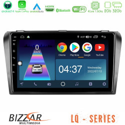 Bizzar LQ Series 4Core Android14 2+32GB Mazda 3 2004-2009 Navigation Multimedia Tablet 9 Με Carplay - Android Auto Bizzar LQ Series 4Core Android14 2+32GB Mazda 3 2004-2009 Navigation Multimedia Tablet 9 Με Carplay - Android Auto