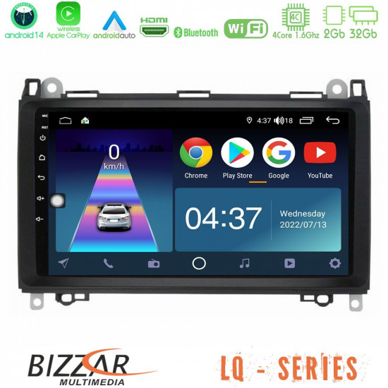 Bizzar LQ Series 4Core Android14 2+32GB Mercedes A/B/Vito/Sprinter Class Navigation Multimedia Tablet 9 Με Carplay - Android Auto Bizzar LQ Series 4Core Android14 2+32GB Mercedes A/B/Vito/Sprinter Class Navigation Multimedia Tablet 9 Με Carplay - Android Auto