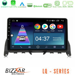 Bizzar LQ Series 4Core Android14 2+32GB Mercedes C Class W204 Navigation Multimedia Tablet 9 Με Carplay - Android Auto Bizzar LQ Series 4Core Android14 2+32GB Mercedes C Class W204 Navigation Multimedia Tablet 9 Με Carplay - Android Auto