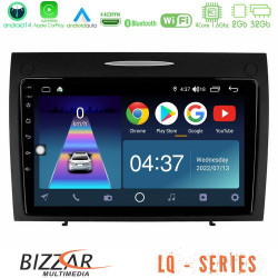 Bizzar LQ Series 4Core Android14 2+32GB Mercedes SLK Class Navigation Multimedia Tablet 9 Με Carplay - Android Auto