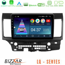 Bizzar LQ Series 4Core Android14 2+32GB Mitsubishi Lancer 2008 – 2015 Navigation Multimedia Tablet 10 Με Carplay - Android Auto