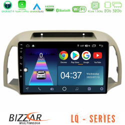 Bizzar LQ Series 4Core Android14 2+32GB Nissan Micra K12 2002-2010 Navigation Multimedia Tablet 9 Με Carplay - Android Auto Bizzar LQ Series 4Core Android14 2+32GB Nissan Micra K12 2002-2010 Navigation Multimedia Tablet 9 Με Carplay - Android Auto