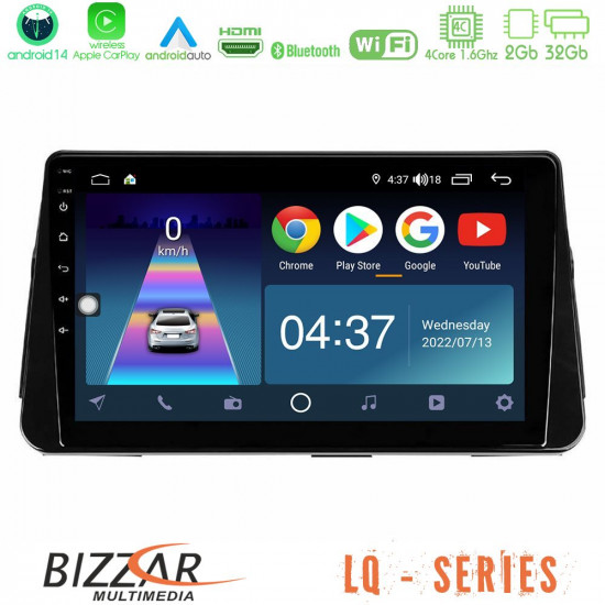 Bizzar LQ Series 4Core Android14 2+32GB Nissan Micra K14 Navigation Multimedia Tablet 10 Με Carplay - Android Auto Bizzar LQ Series 4Core Android14 2+32GB Nissan Micra K14 Navigation Multimedia Tablet 10 Με Carplay - Android Auto