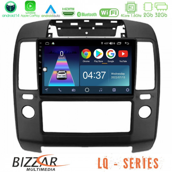 Bizzar LQ Series 4Core Android14 2+32GB Nissan Navara Navigation Multimedia Tablet 9 Με Carplay - Android Auto Bizzar LQ Series 4Core Android14 2+32GB Nissan Navara Navigation Multimedia Tablet 9 Με Carplay - Android Auto