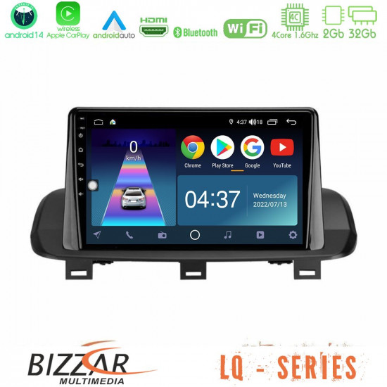 Bizzar LQ Series 4Core Android14 2+32GB Nissan Qashqai J12 -amp; X-Trail T33 Navigation Multimedia Tablet 10 Με Carplay - Android Auto Bizzar LQ Series 4Core Android14 2+32GB Nissan Qashqai J12 -amp; X-Trail T33 Navigation Multimedia Tablet 10 Με Carplay - Android Auto