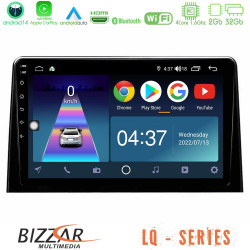 Bizzar LQ Series 4Core Android14 2+32GB Peugeot Partner / Citroen Berlingo 2020-gt; Navigation Multimedia Tablet 10 Με Carplay - Android Auto
