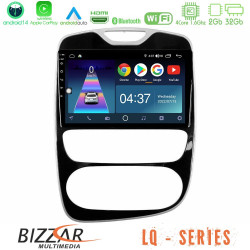 Bizzar LQ Series 4Core Android14 2+32GB Renault Clio 2016-2019 Navigation Multimedia Tablet 10 Με Carplay - Android Auto