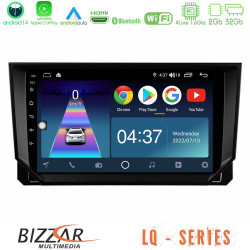 Bizzar LQ Series 4Core Android14 2+32GB Seat Arona/Ibiza Navigation Multimedia Tablet 9 Με Carplay - Android Auto