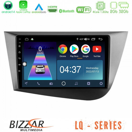 Bizzar LQ Series 4Core Android14 2+32GB Seat Leon Navigation Multimedia Tablet 9 Με Carplay - Android Auto Bizzar LQ Series 4Core Android14 2+32GB Seat Leon Navigation Multimedia Tablet 9 Με Carplay - Android Auto