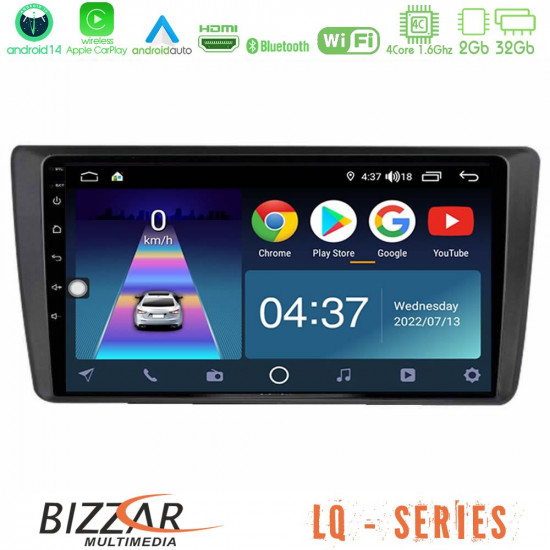 Bizzar LQ Series 4Core Android14 2+32GB Skoda Octavia 2004-2012 Navigation Multimedia Tablet 9? Με Carplay - Android Auto Bizzar LQ Series 4Core Android14 2+32GB Skoda Octavia 2004-2012 Navigation Multimedia Tablet 9? Με Carplay - Android Auto
