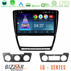Bizzar LQ Series 4Core Android14 2+32GB Skoda Octavia 5 Navigation Multimedia Tablet 10 Με Carplay - Android Auto