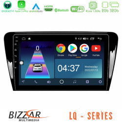 Bizzar LQ Series 4Core Android14 2+32GB Skoda Octavia 7 Navigation Multimedia Tablet 10 Με Carplay - Android Auto