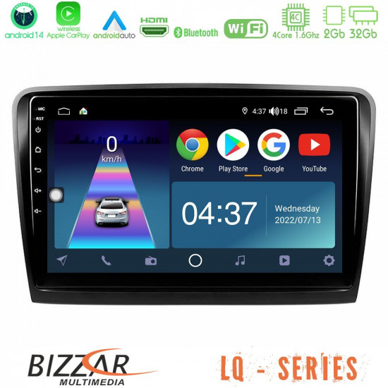 Bizzar LQ Series 4Core Android14 2+32GB Skoda Superb 2008-2015 Navigation Multimedia Tablet 10 Με Carplay - Android Auto Bizzar LQ Series 4Core Android14 2+32GB Skoda Superb 2008-2015 Navigation Multimedia Tablet 10 Με Carplay - Android Auto
