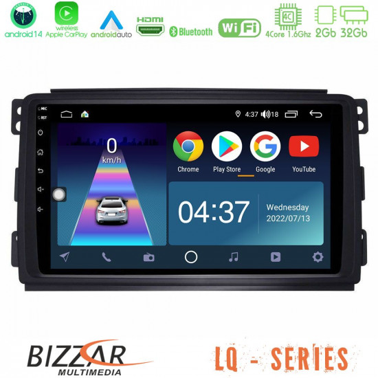 Bizzar LQ Series 4Core Android14 2+32GB Smart 451 Navigation Multimedia Tablet 9 Με Carplay - Android Auto Bizzar LQ Series 4Core Android14 2+32GB Smart 451 Navigation Multimedia Tablet 9 Με Carplay - Android Auto
