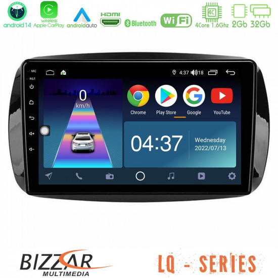 Bizzar LQ Series 4Core Android14 2+32GB Smart 453 Navigation Multimedia Tablet 9 Με Carplay - Android Auto Bizzar LQ Series 4Core Android14 2+32GB Smart 453 Navigation Multimedia Tablet 9 Με Carplay - Android Auto