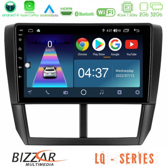 Bizzar LQ Series 4Core Android14 2+32GB Subaru Forester Navigation Multimedia Tablet 9 Με Carplay - Android Auto Bizzar LQ Series 4Core Android14 2+32GB Subaru Forester Navigation Multimedia Tablet 9 Με Carplay - Android Auto