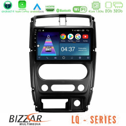 Bizzar LQ Series 4Core Android14 2+32GB Suzuki Jimny 2007-2017 Navigation Multimedia Tablet 9 Με Carplay - Android Auto Bizzar LQ Series 4Core Android14 2+32GB Suzuki Jimny 2007-2017 Navigation Multimedia Tablet 9 Με Carplay - Android Auto