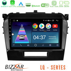 Bizzar LQ Series 4Core Android14 2+32GB Suzuki Vitara 2015-2021 Navigation Multimedia Tablet 9 Με Carplay - Android Auto