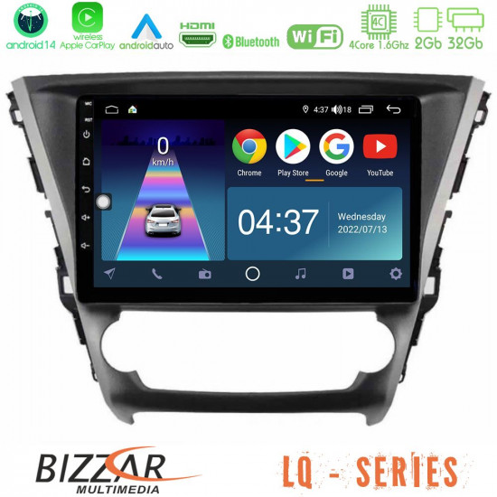 Bizzar LQ Series 4Core Android14 2+32GB Toyota Avensis 2015-2018 Navigation Multimedia Tablet 9 Με Carplay - Android Auto Bizzar LQ Series 4Core Android14 2+32GB Toyota Avensis 2015-2018 Navigation Multimedia Tablet 9 Με Carplay - Android Auto