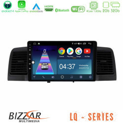 Bizzar LQ Series 4Core Android14 2+32GB Toyota Corolla 2002-2006 Navigation Multimedia Tablet 9 Με Carplay - Android Auto (Black) Bizzar LQ Series 4Core Android14 2+32GB Toyota Corolla 2002-2006 Navigation Multimedia Tablet 9 Με Carplay - Android Auto (Black)