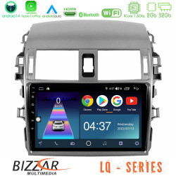 Bizzar LQ Series 4Core Android14 2+32GB Toyota Corolla 2008-2010 Navigation Multimedia Tablet 9 Με Carplay - Android Auto Bizzar LQ Series 4Core Android14 2+32GB Toyota Corolla 2008-2010 Navigation Multimedia Tablet 9 Με Carplay - Android Auto