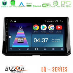 Bizzar LQ Series 4Core Android14 2+32GB Toyota Corolla 2019-2022 Navigation Multimedia Tablet 9 Με Carplay - Android Auto Bizzar LQ Series 4Core Android14 2+32GB Toyota Corolla 2019-2022 Navigation Multimedia Tablet 9 Με Carplay - Android Auto