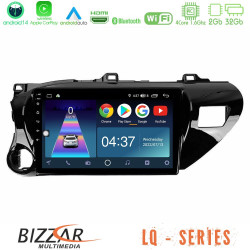 Bizzar LQ Series 4Core Android14 2+32GB Toyota Hilux 2017-2021 Navigation Multimedia Tablet 10 Με Carplay - Android Auto