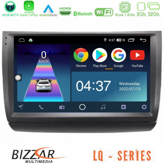 Bizzar LQ Series 4Core Android14 2+32GB Toyota Prius 2004-2009 Navigation Multimedia Tablet 9 Με Carplay - Android Auto Bizzar LQ Series 4Core Android14 2+32GB Toyota Prius 2004-2009 Navigation Multimedia Tablet 9 Με Carplay - Android Auto