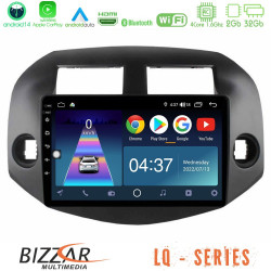 Bizzar LQ Series 4Core Android14 2+32GB Toyota Rav4 2006-2012 Navigation Multimedia Tablet 10 Με Carplay - Android Auto